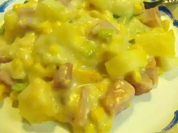 Recipe Hearty ham casserole