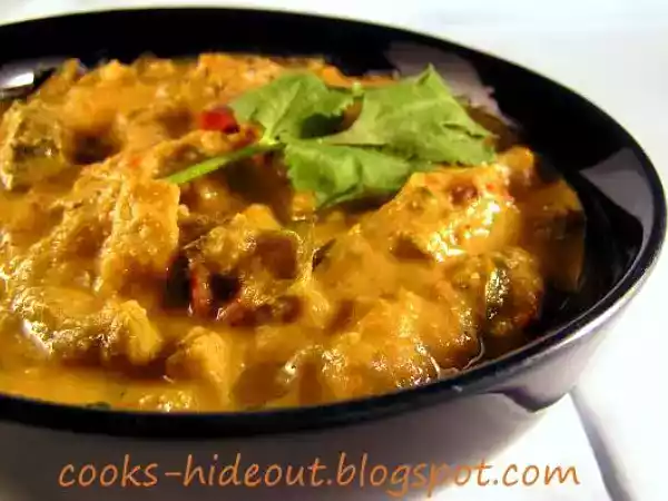 Recipe Kakarakaya masala kura (bitter gourd in peanut gravy)