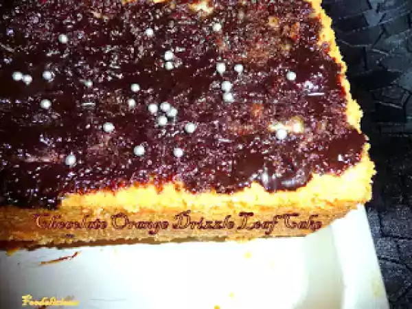 Recipe Chocolate orange drizzle loaf cake