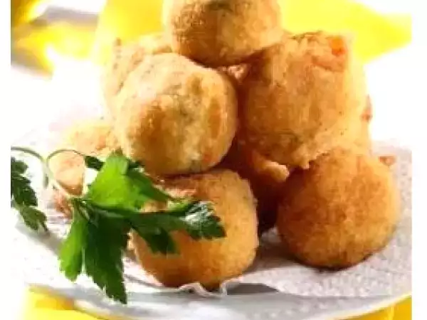 Recipe Evening madness - fried cheese balls