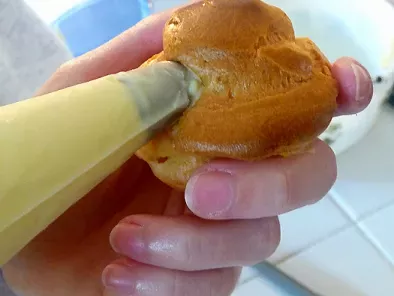 Recipe How to make pate a choux & fill eclairs and cream puffs