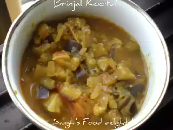 Recipe Egg fried rice, puliodharai and brinjal kootu..!!