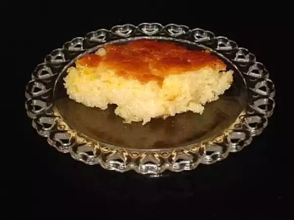 Recipe Greek sweet orange pie (portokalopita)
