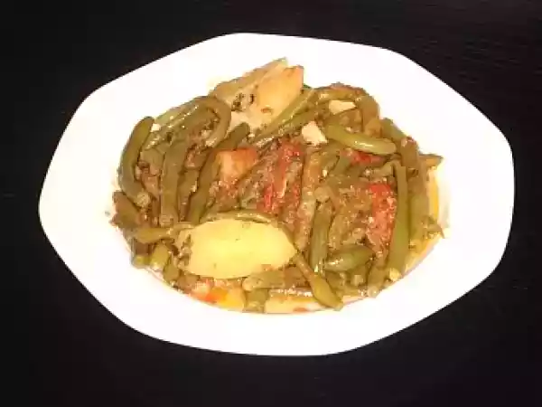 Recipe Greek fresh green beans (fasolakia)