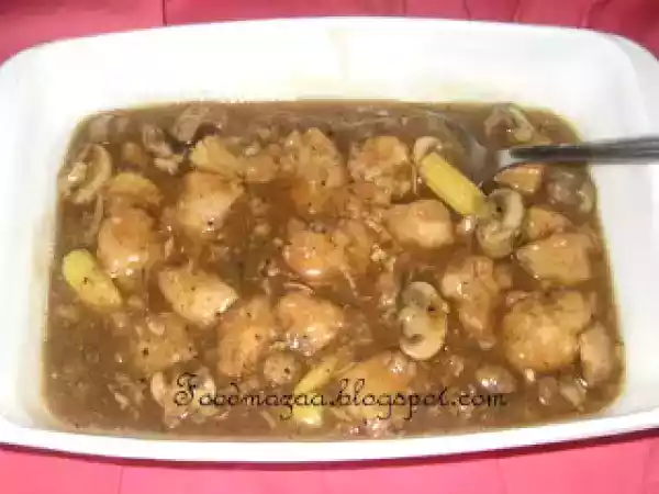 Recipe Chicken manchurian in garlic sauce