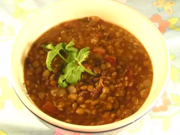 Recipe Moroccan lentil salad? errrr soup