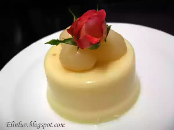 Recipe Lychee jelly pudding
