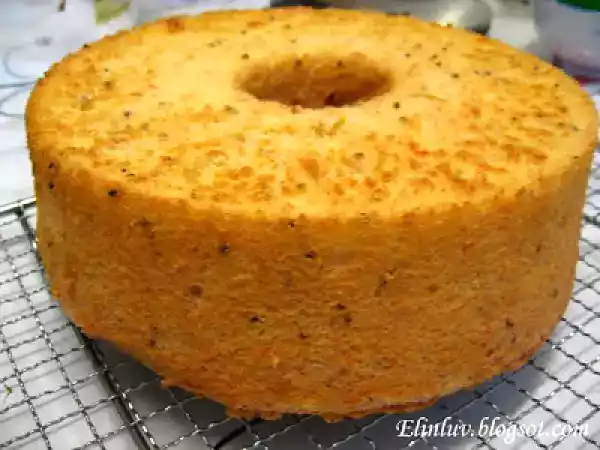 Recipe Dragon fruit chiffon cake