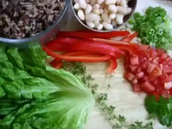 Recipe Wild rice lettuce wraps