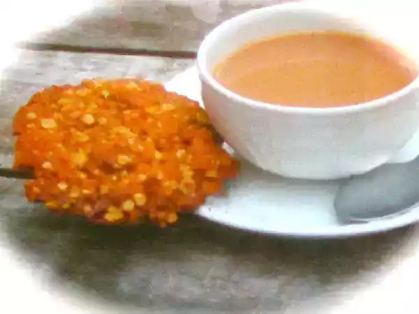 Recipe Masala tea, dal vada & kheema samosa