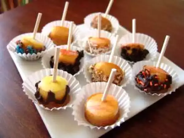 Recipe Mini caramel apples