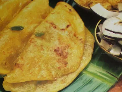 Recipe Coconut boli, karupatti halwa, kachayam & tulasi vadai