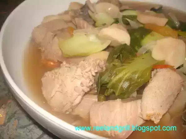 Recipe Sinigang na tuna (tuna stew in tamarind)