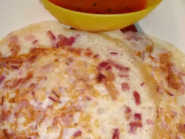 Recipe Onion dosa & simple tomato chutney