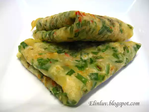 Recipe Chinese chives pancake