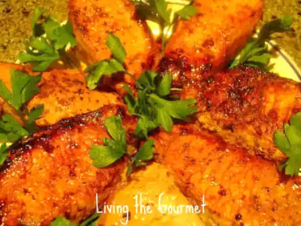 Recipe Honey & mustard marinated pork chops