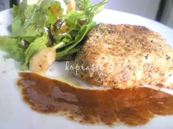Recipe Seared crusted salmon