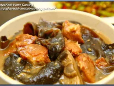 Recipe Stewed hakka fried pork belly with black fungus recipe