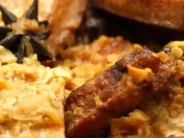 Recipe Hakka steamed pork belly with yam recipe