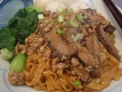 Recipe Bak chor mee (mushroom & minced pork noodles)