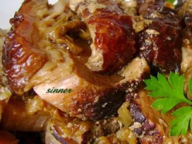 Recipe Chinese recipe steamed mui choy with pork belly