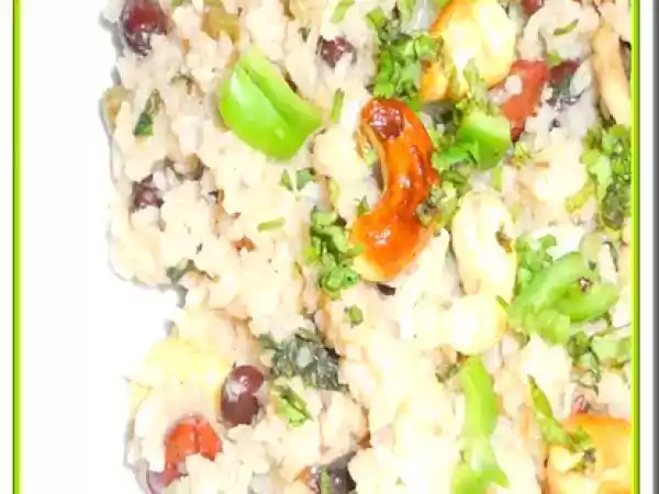Recipe Kidney bean, mushroom and cashew nut risotto