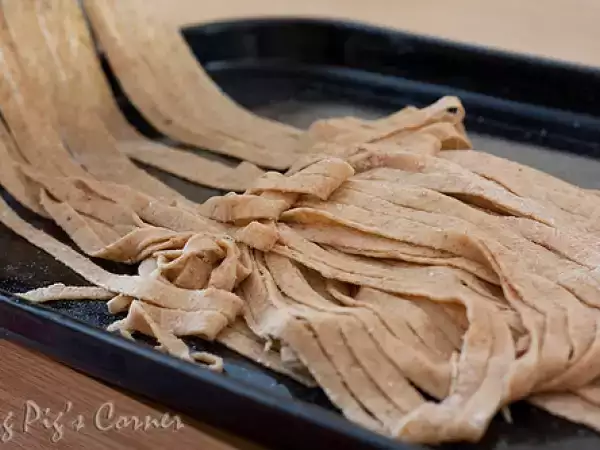 Recipe Homemade wholemeal pasta