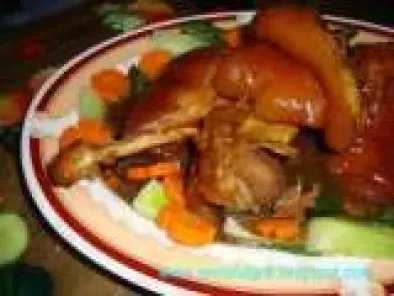 Filipino Pata Tim (Pork Knuckle in Soy Sauce)