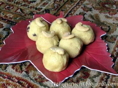 Recipe Putnala laddu (dalia/roasted chickpeas balls) ? diwali special