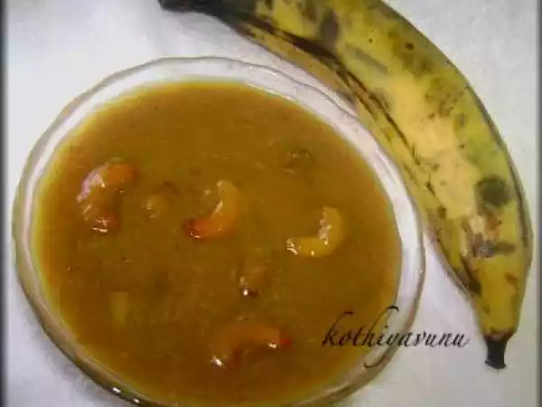 Recipe Nenthra pazham pradhaman/banana payasam