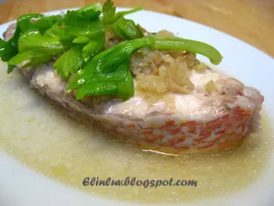 Recipe Steamed red snapper with ginger paste