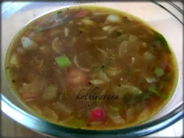 Recipe Mulaku varutha puli/onions & green chillies in tamarind sauce - kerela - palakkad style