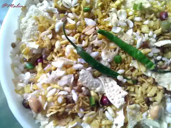 Recipe Chire bhaja (fried pressed rice)