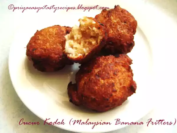 Recipe Vegan cucur kodok - malaysian banana fritters
