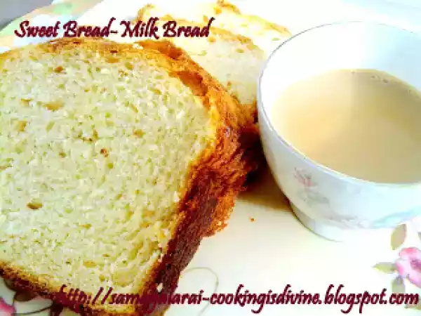 Recipe Sweet bread/special bread/milk bread from bangalore iyengar's bakery