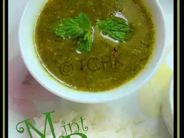 Recipe Mint rasam/pudina rasam