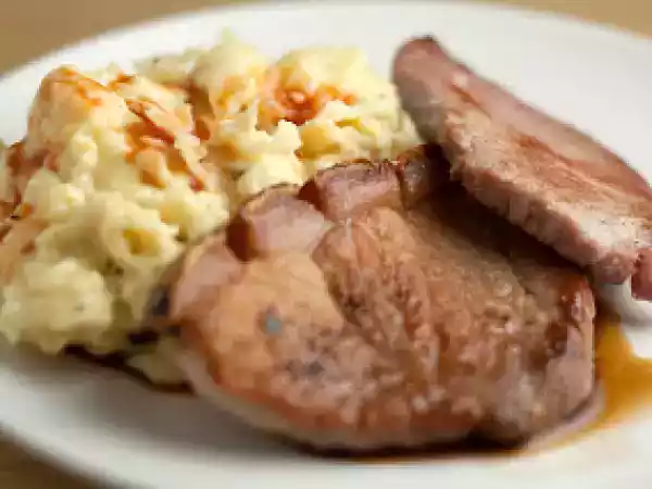 Recipe Recipe - gammon steak with red eye gravy