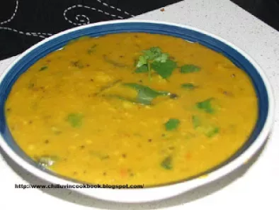 Recipe Dhal curry/ lentils gravy/ parupu ..