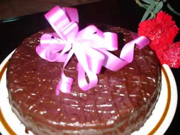 Recipe French chocolate hazelnut cake