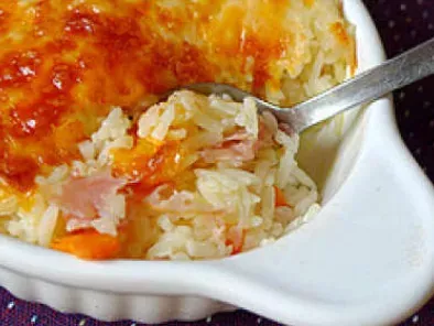 Recipe Easy cheesy baked rice