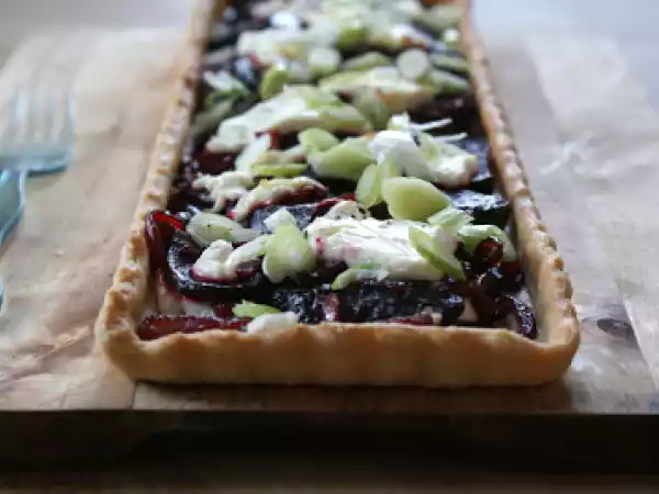 Recipe Beetroot and goat's cheese tart