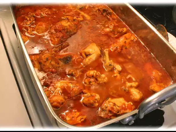 Recipe Chicken cacciatore a la mosca style