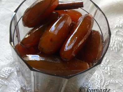 Recipe Glyko melitzanaki me grenadini (eggplant with grenadine spoon sweet)