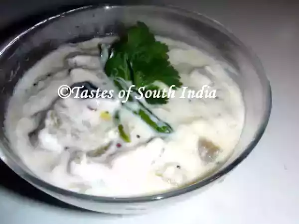 Recipe Roasted brinjal mosaru bajji