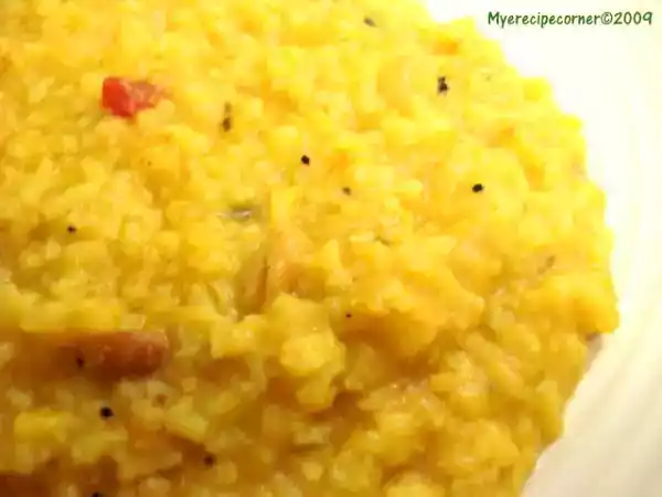 Recipe Arisi paruppu sadham( spiced rice and lentils)