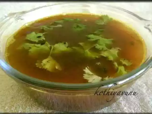 Recipe Kurumulaku rasam / black pepper soup