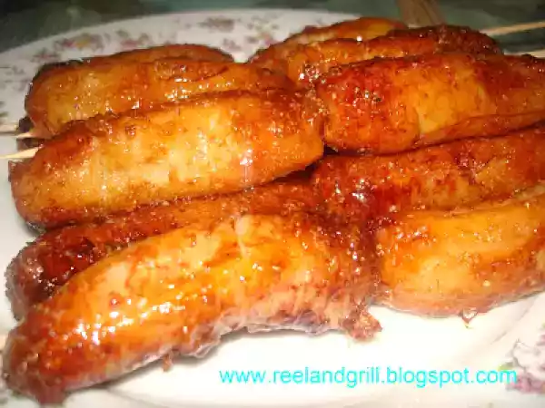 Recipe Banana que (deep fried banana with caramelized sugar)