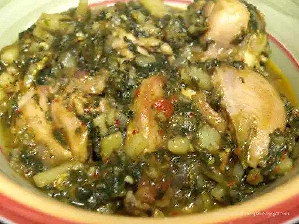 Recipe Aloo-palak-chicken