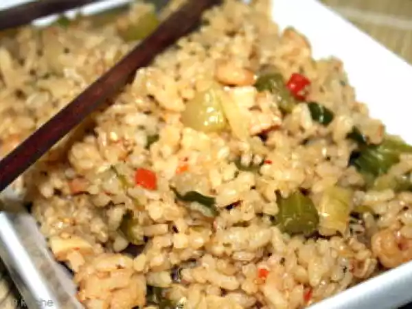 Recipe Seafood stir fried rice