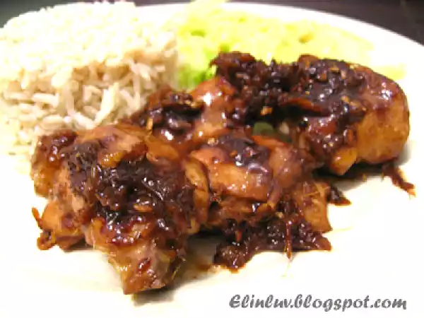 Recipe Ginger braised chicken legs